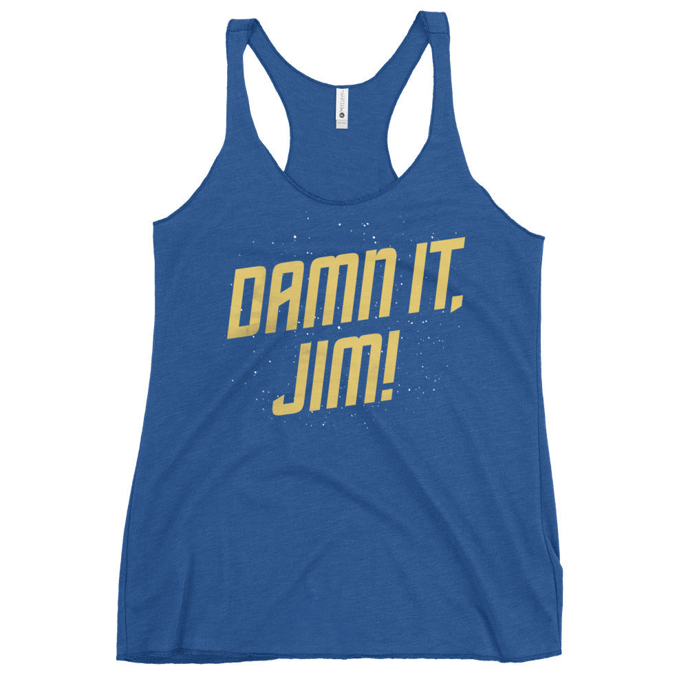 Damn It, Jim! Women's Racerback Tank