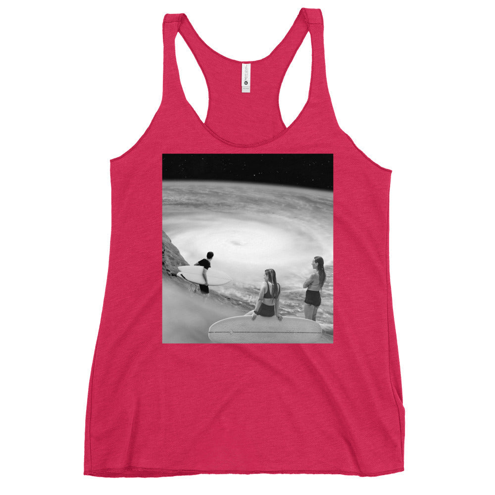 Surf's Up Women's Racerback Tank