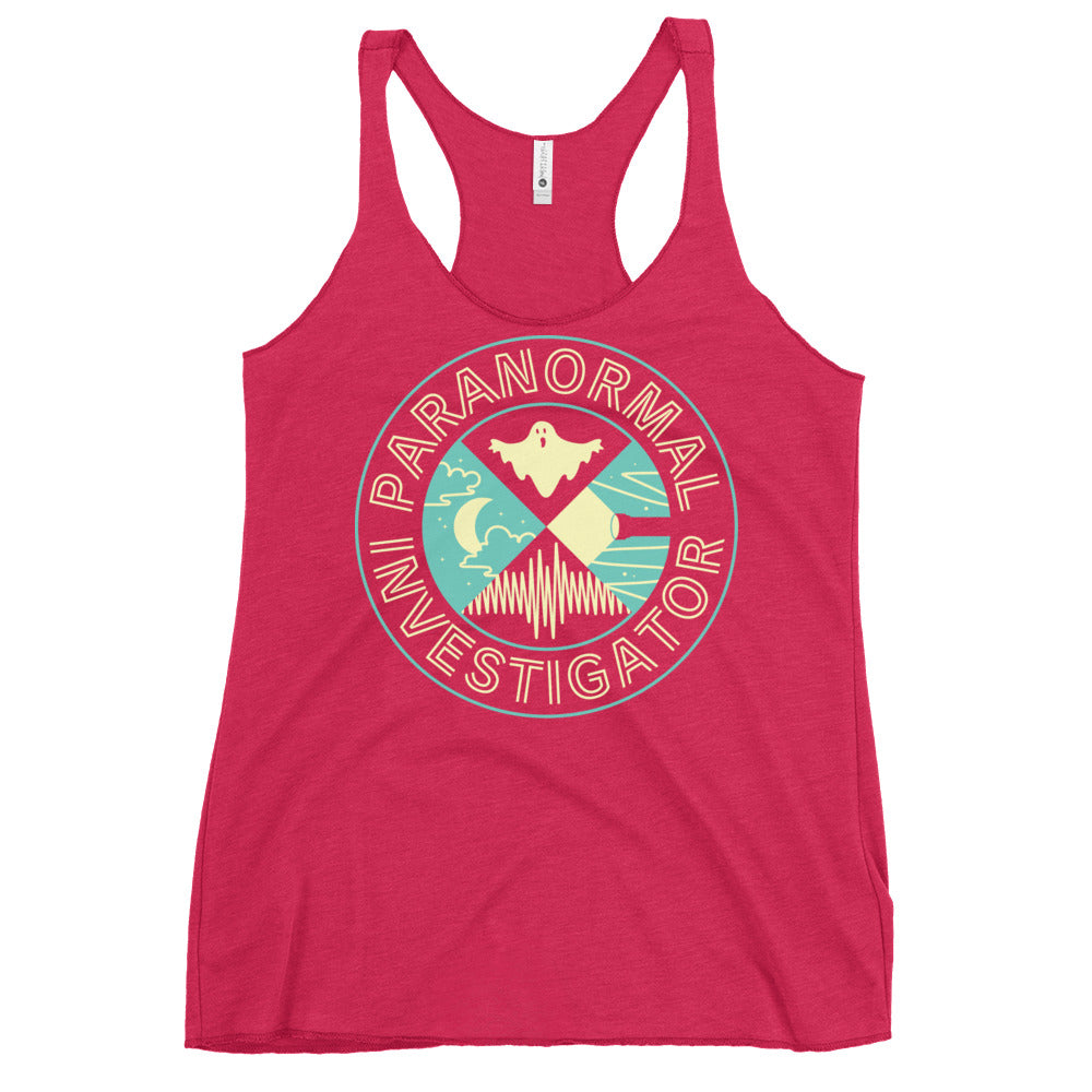 Paranormal Investigator Women's Racerback Tank