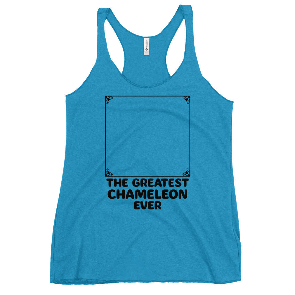 The Greatest Chameleon Ever Women's Racerback Tank