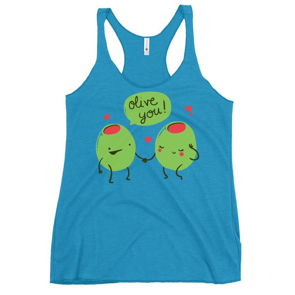 Olive You Women's Racerback Tank