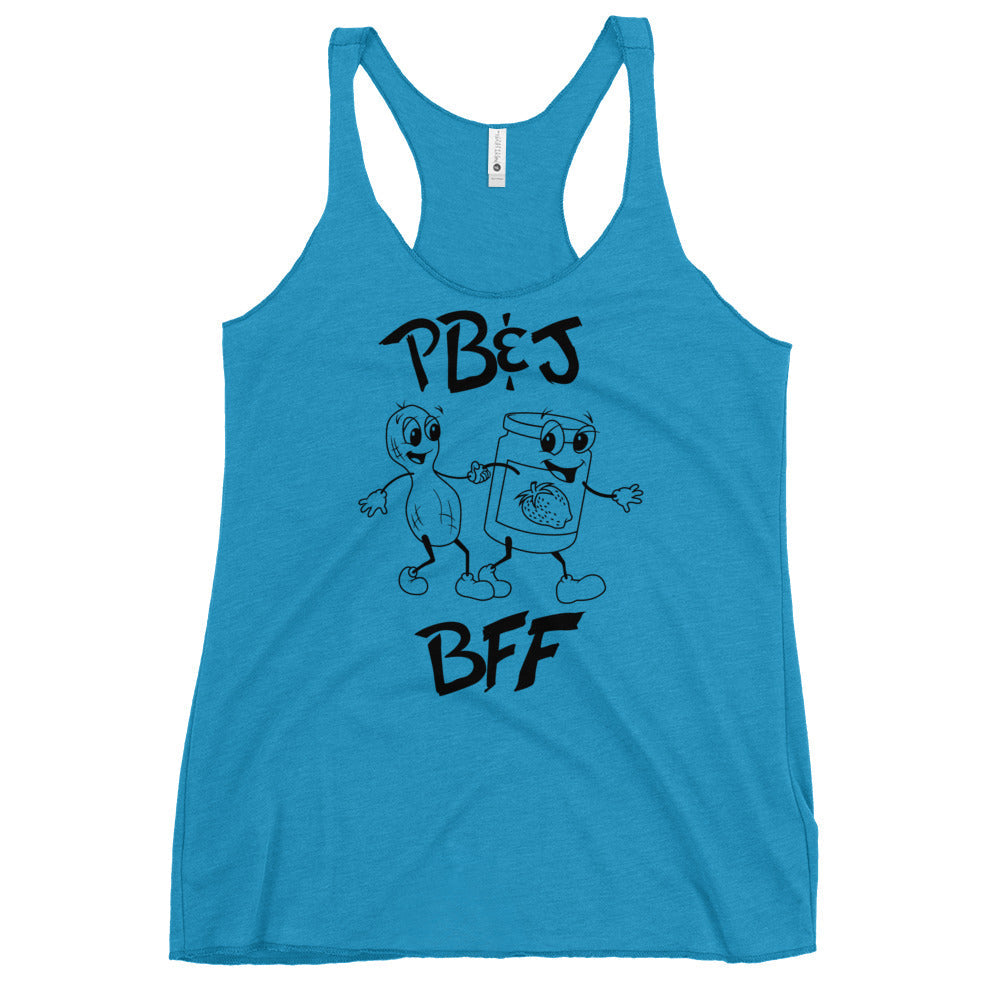Peanut Butter And Jelly - BFF Women's Racerback Tank