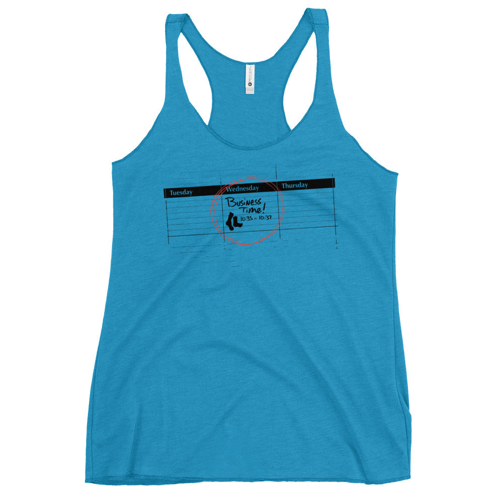 It's Business Time Women's Racerback Tank