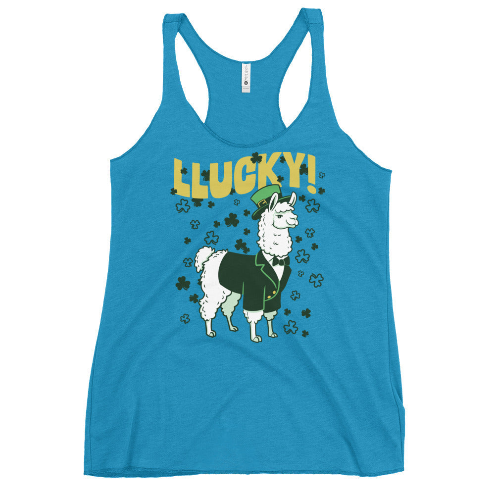 Llucky Llama Women's Racerback Tank