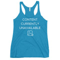 Content Currently Unavailable Women's Racerback Tank