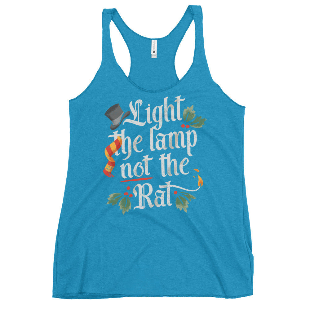Light The Lamp Not The Rat Women's Racerback Tank