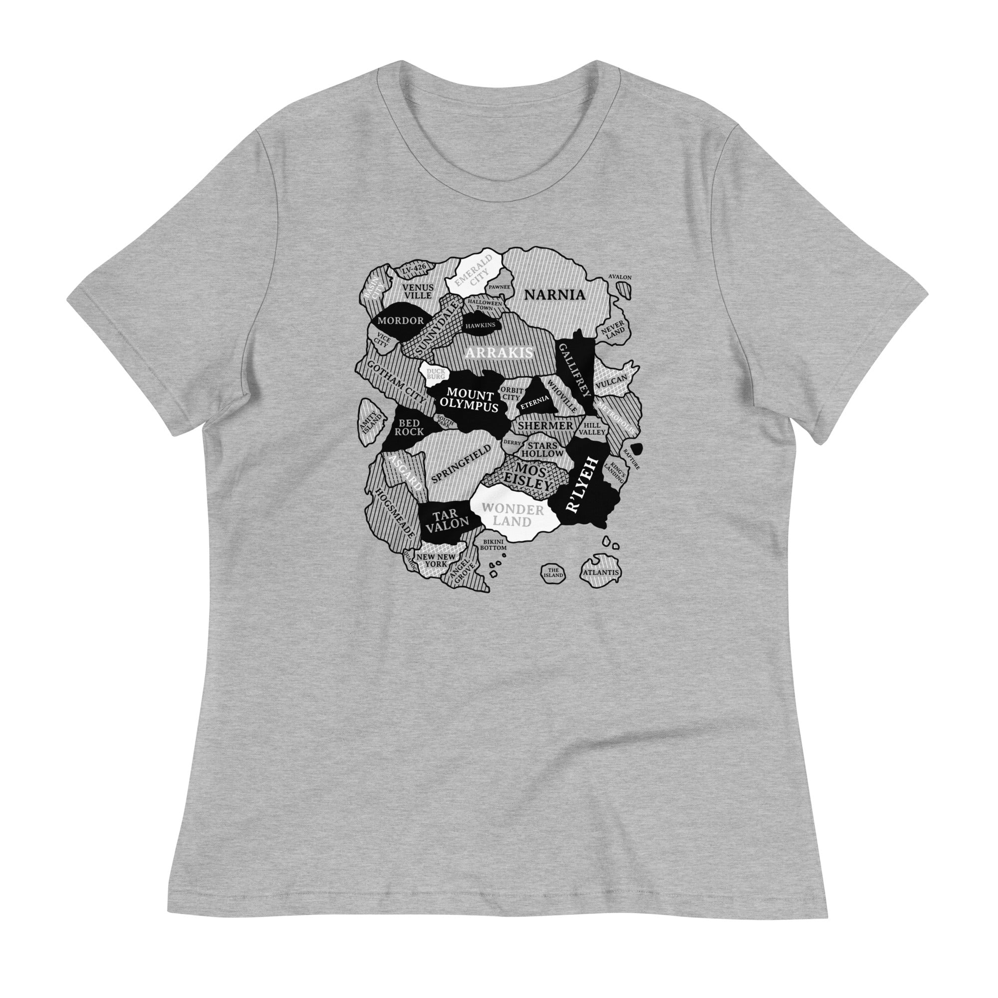 World Map Women's Signature Tee