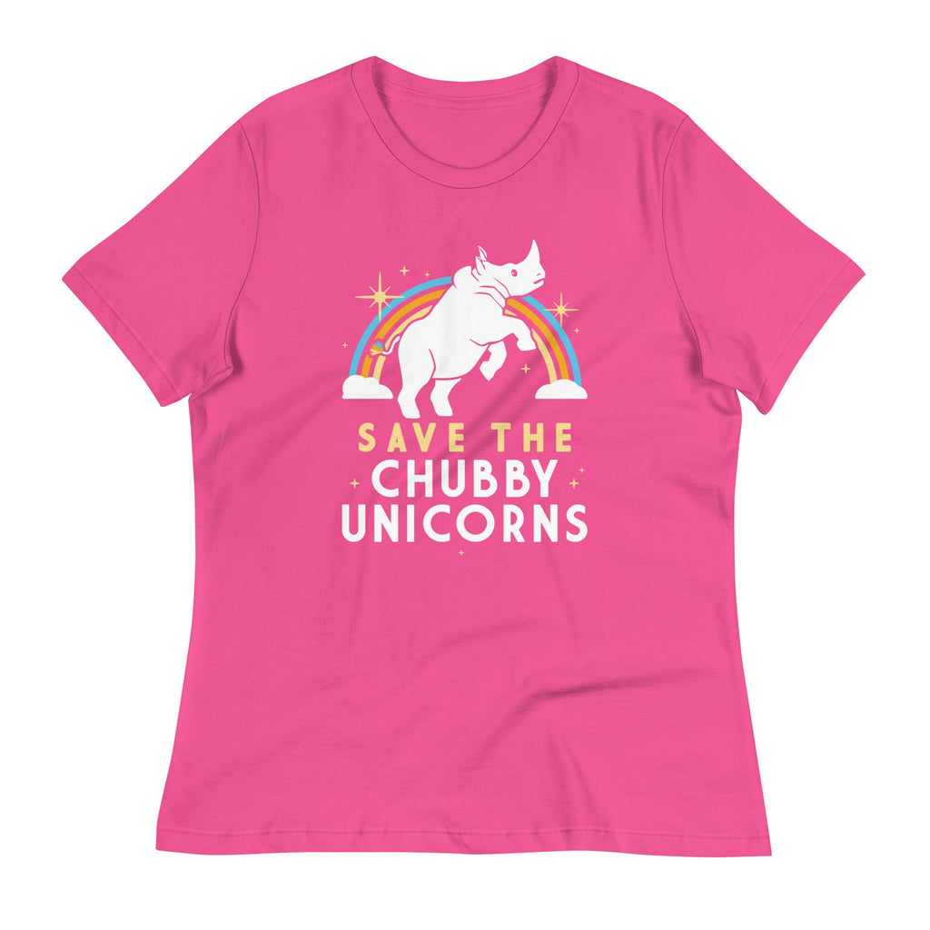 Save The Chubby Unicorns Women's Signature Tee