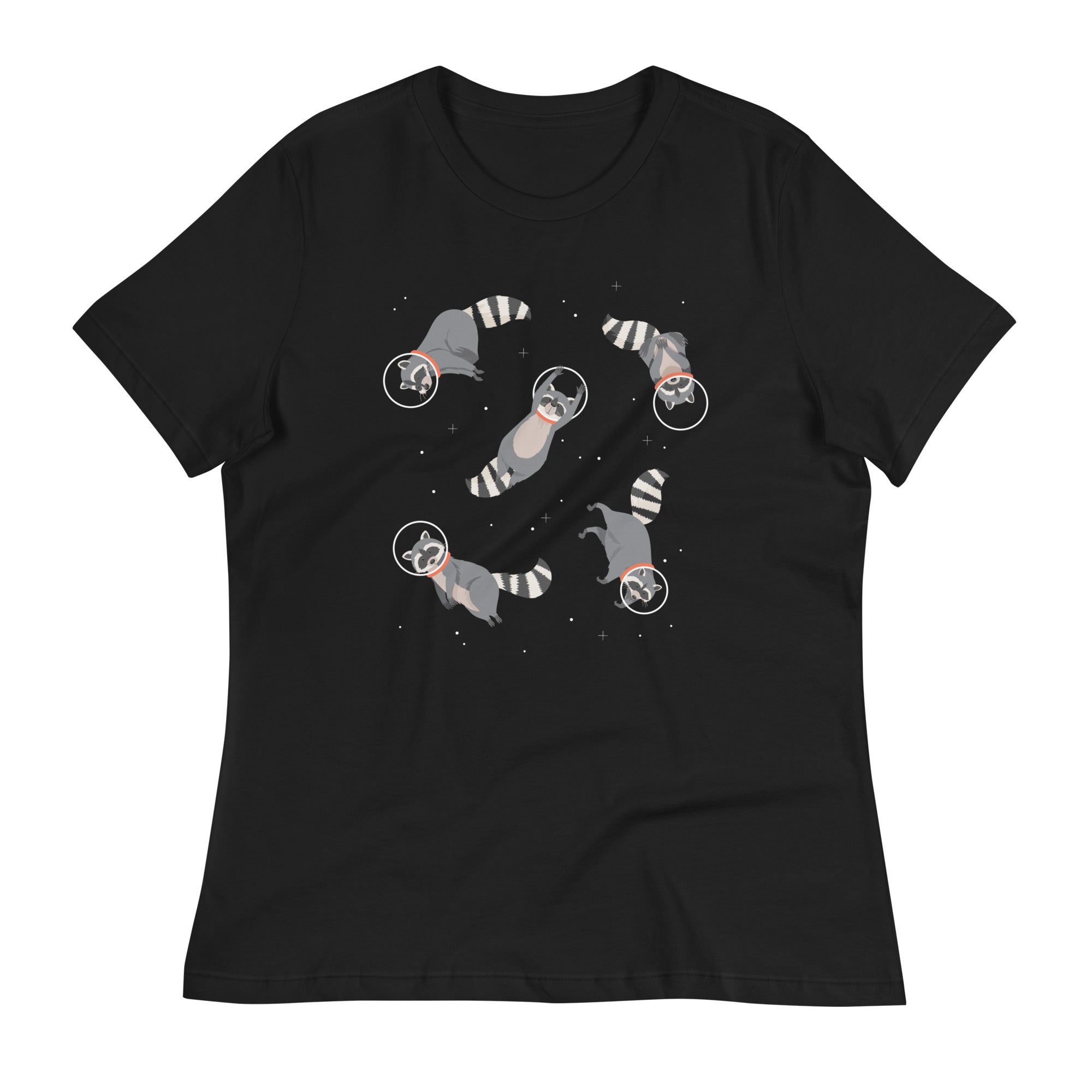 Raccoons In Space Women's Signature Tee