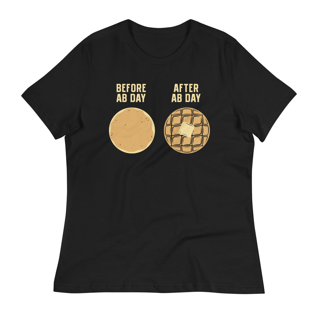Before Ab Day After Ab Day Women's Signature Tee