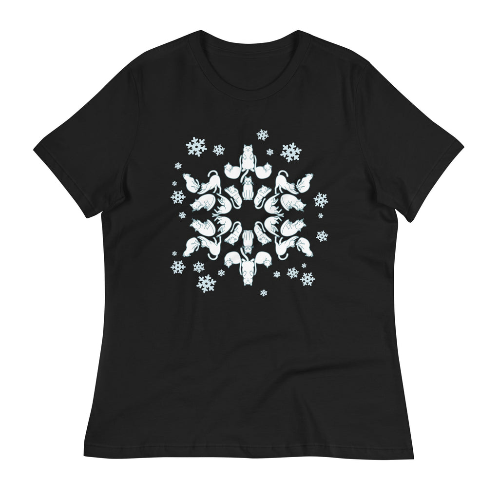 Cat Snowflake Women's Signature Tee
