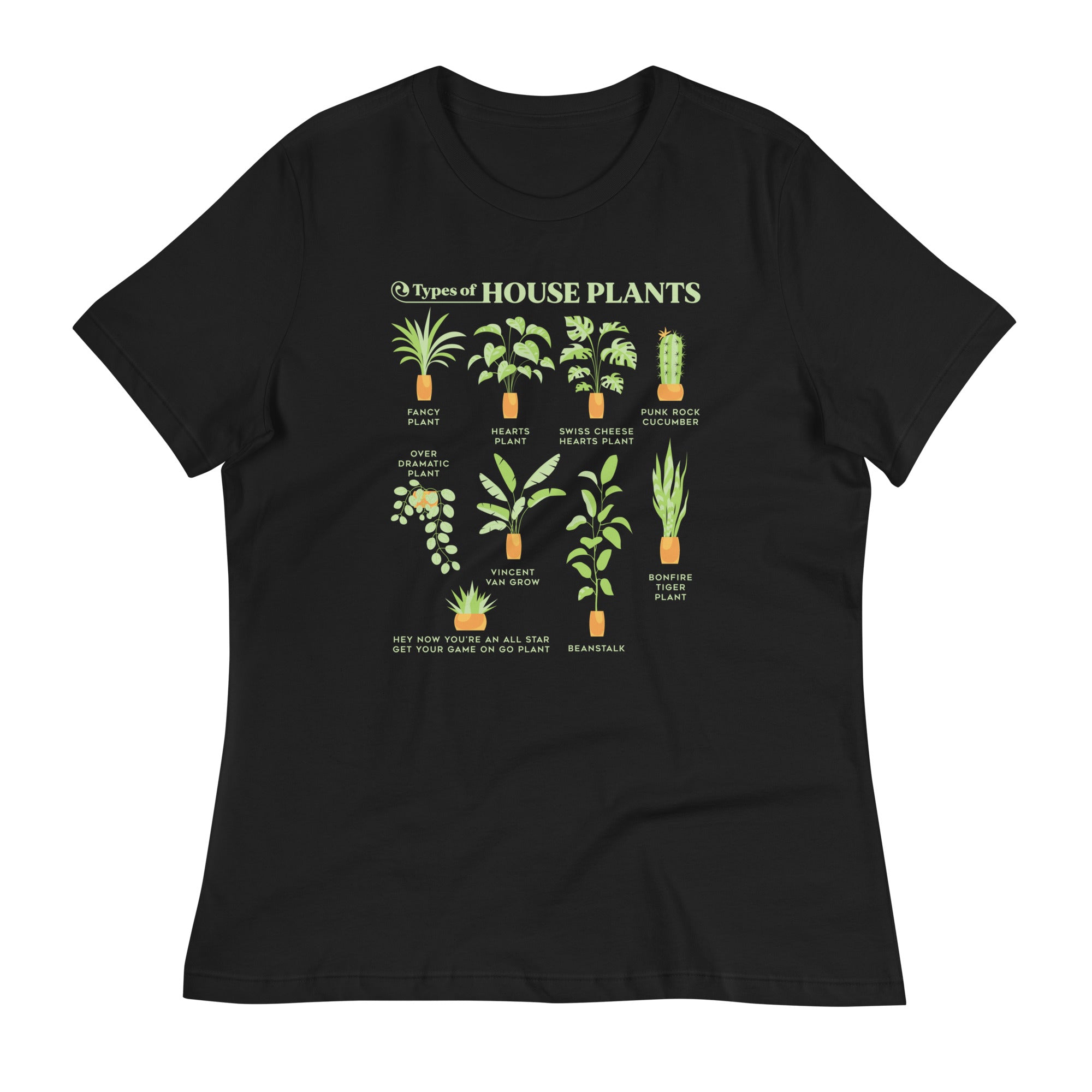 Types Of House Plants Women's Signature Tee