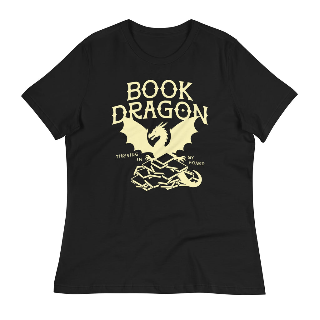 Book Dragon Thriving In My Hoard Women's Signature Tee
