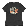 I'd Like To Use My Bonus Action To Panic Women's Signature Tee