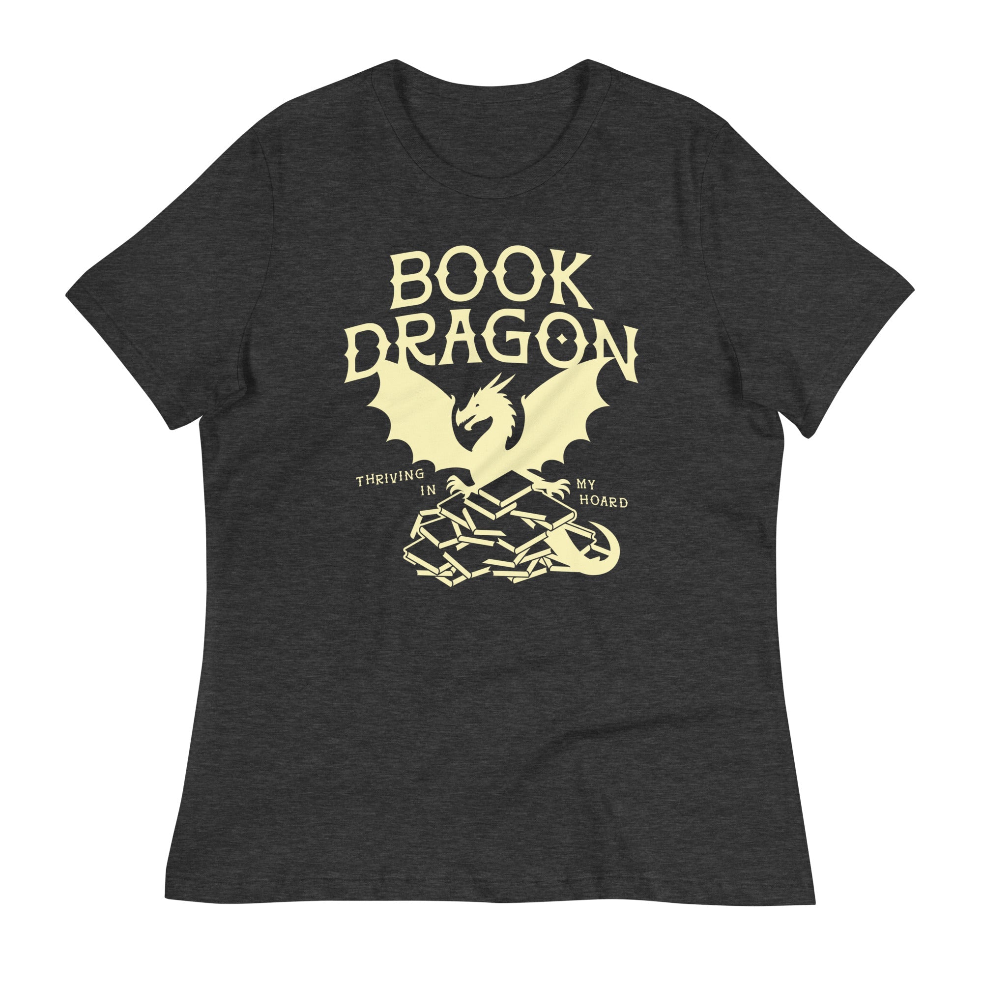 Book Dragon Thriving In My Hoard Women's Signature Tee