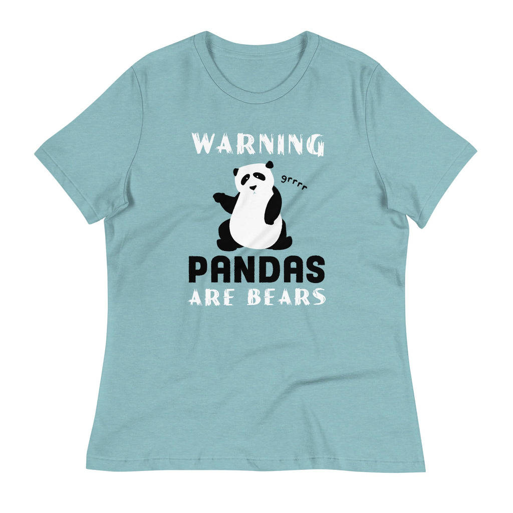 Warning, Pandas Are Bears Women's Signature Tee