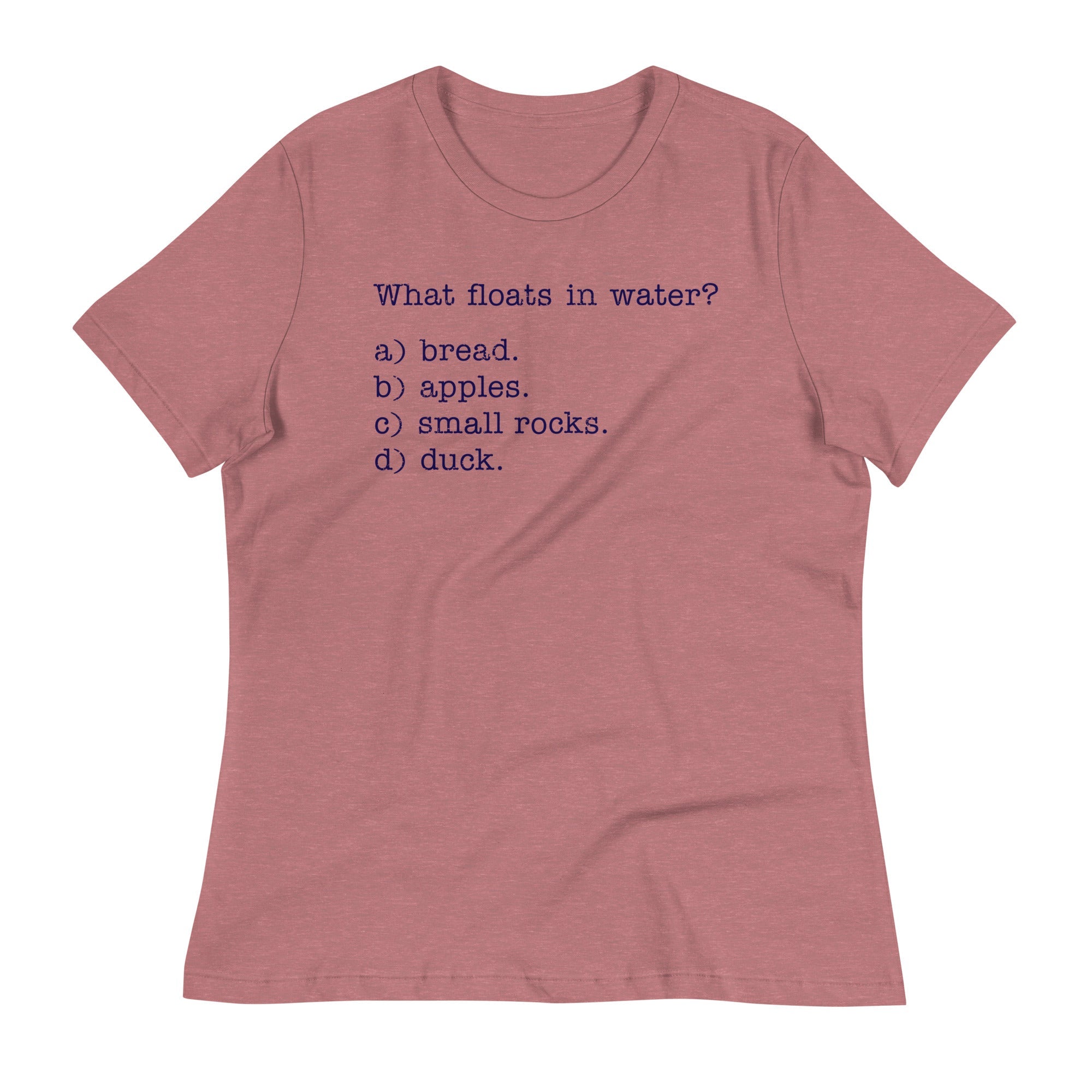 What Floats In Water? Women's Signature Tee