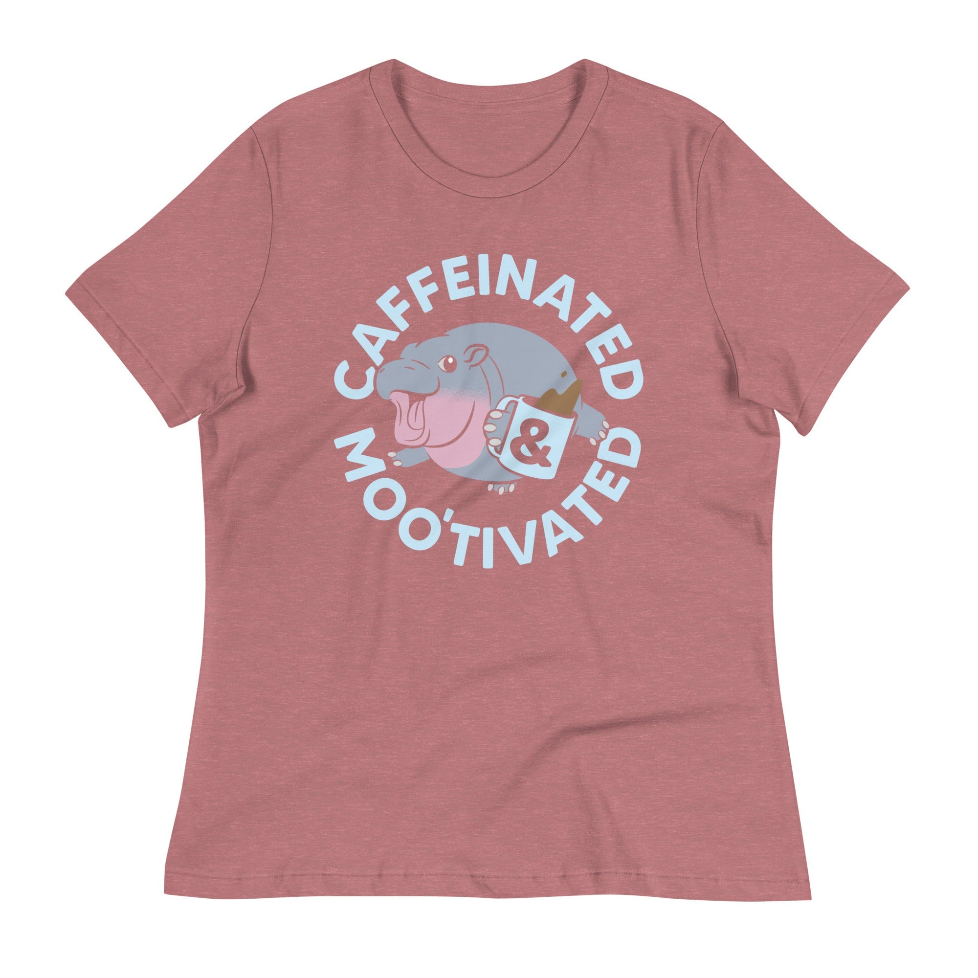 Caffeinated & Moo'tivated Women's Signature Tee