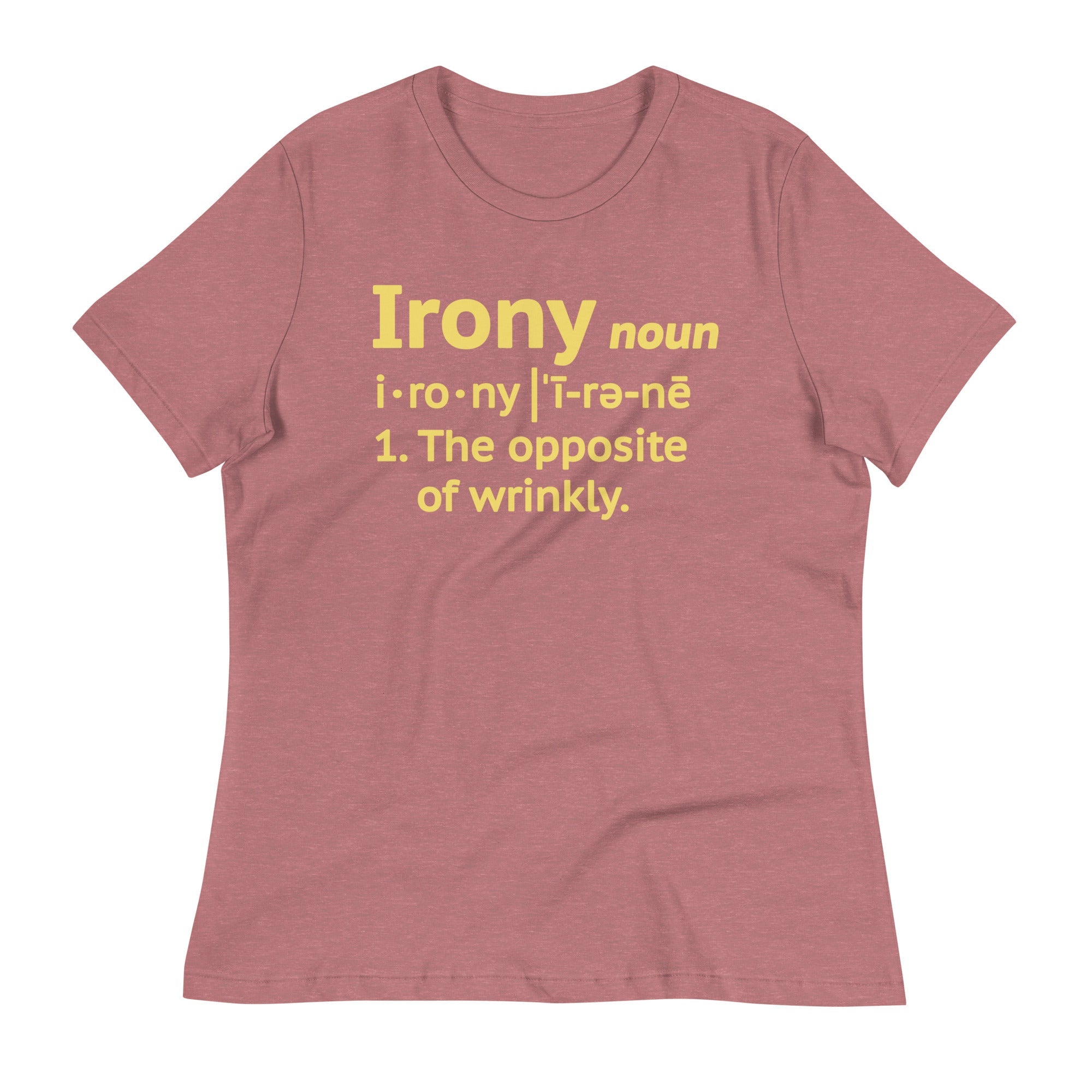 Irony Definition Women's Signature Tee