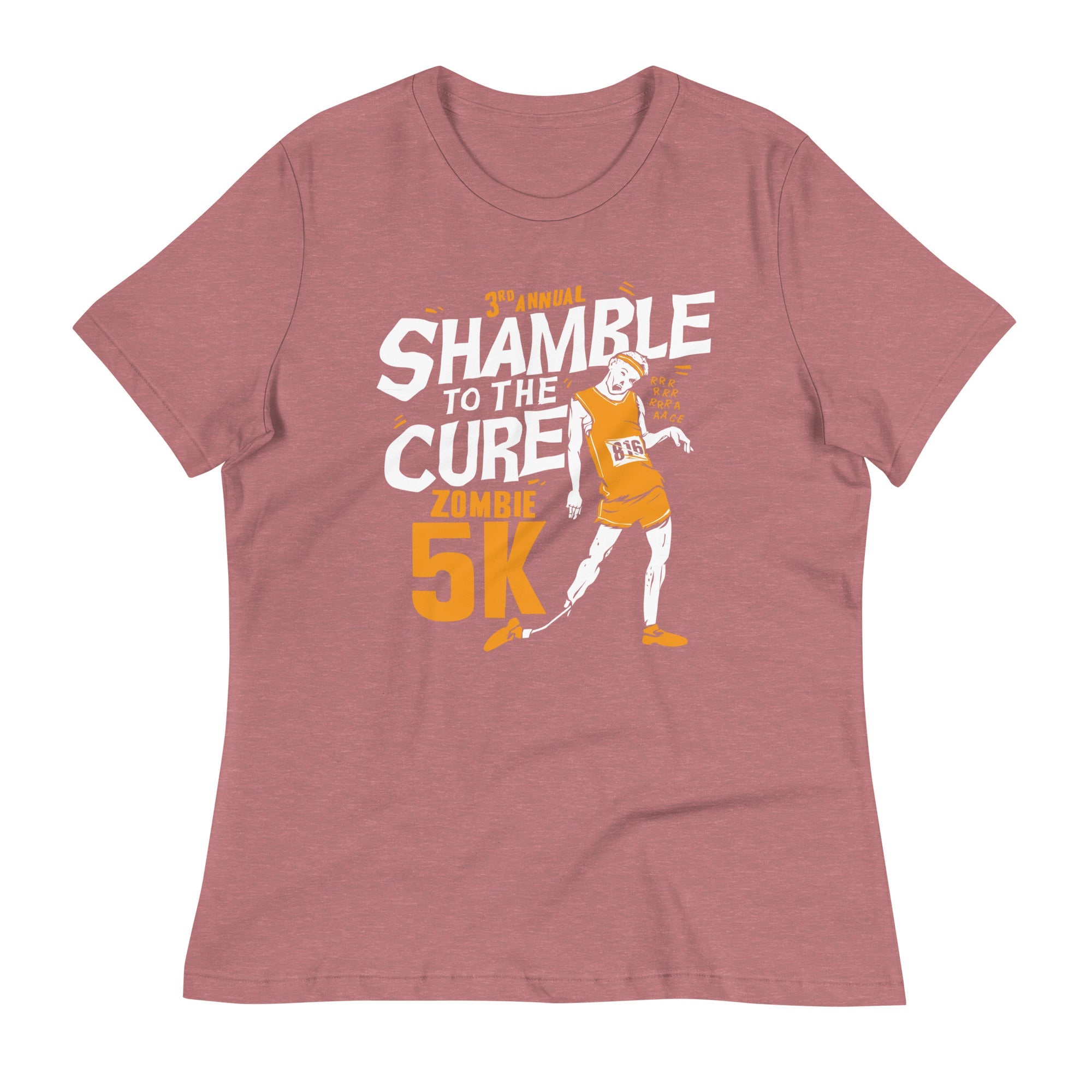Shamble To The Cure Zombie 5K Women's Signature Tee