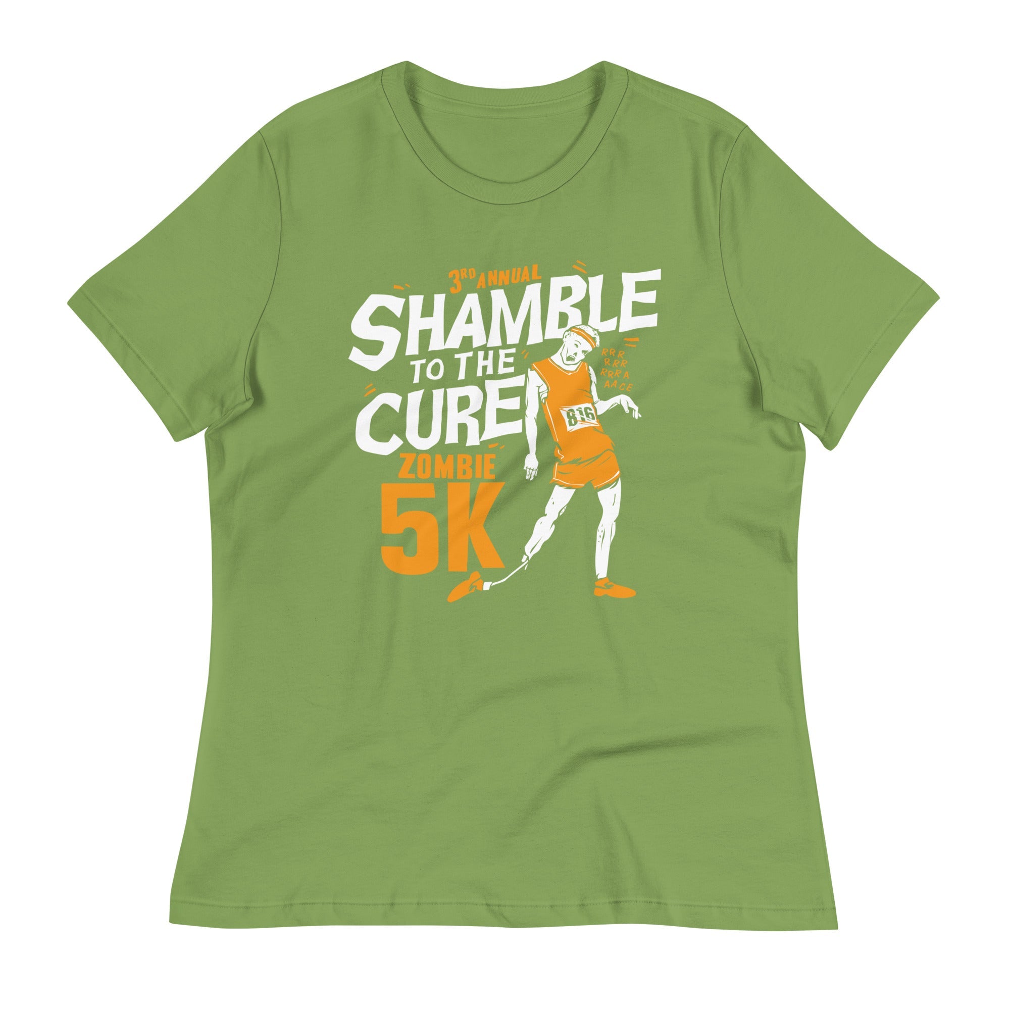 Shamble To The Cure Zombie 5K Women's Signature Tee