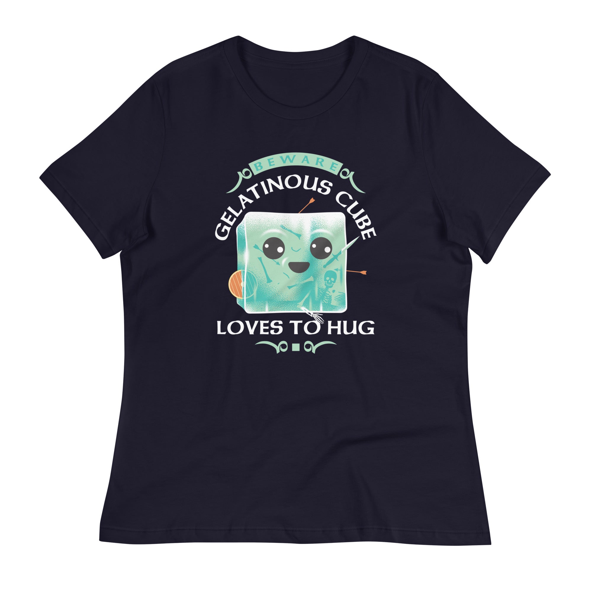 Gelatinous Cube Loves To Hug Women's Signature Tee