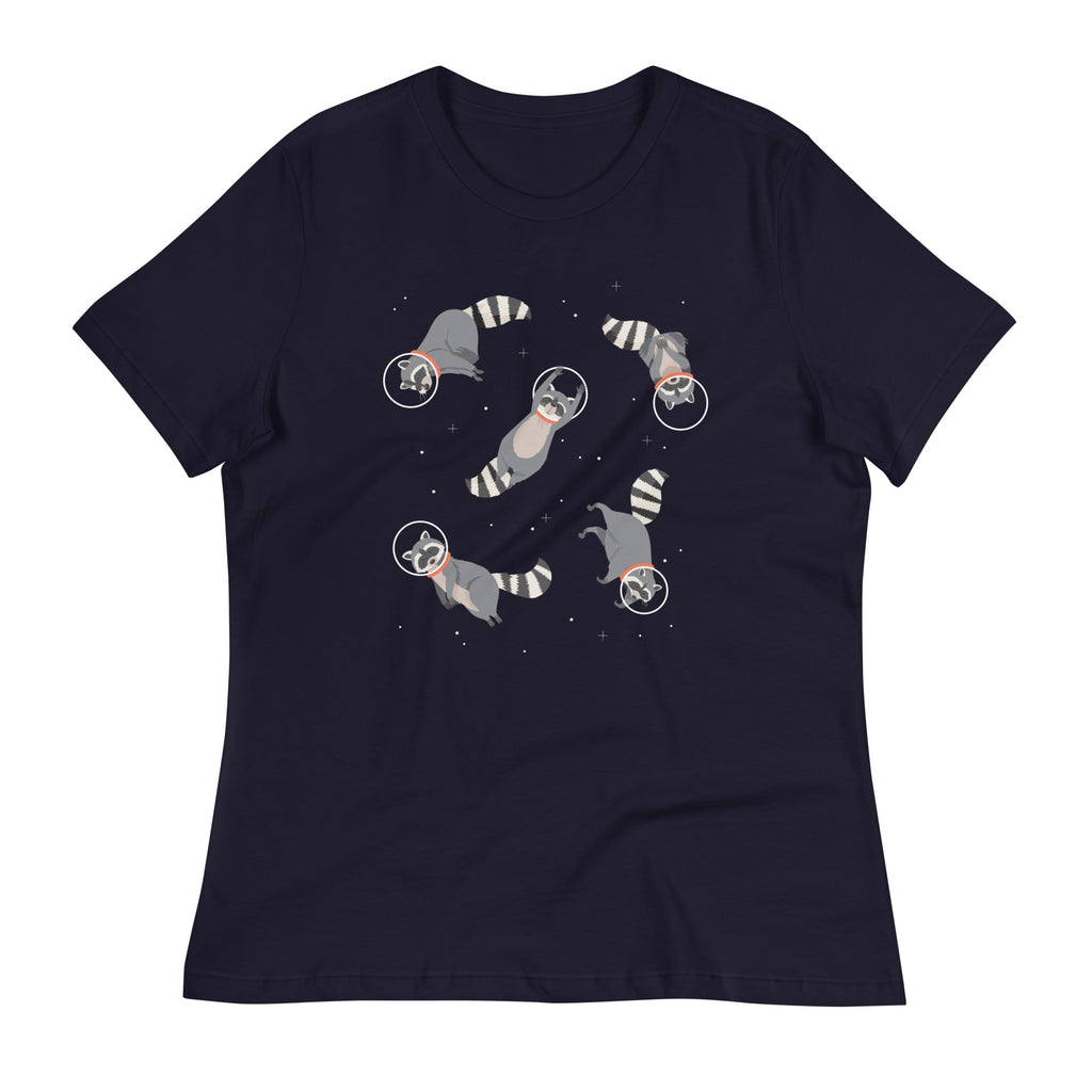 Raccoons In Space Women's Signature Tee