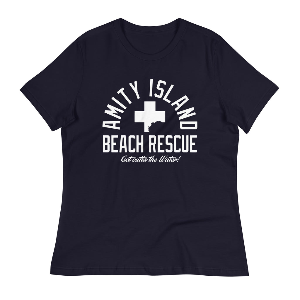 Amity Island Beach Rescue Women's Signature Tee