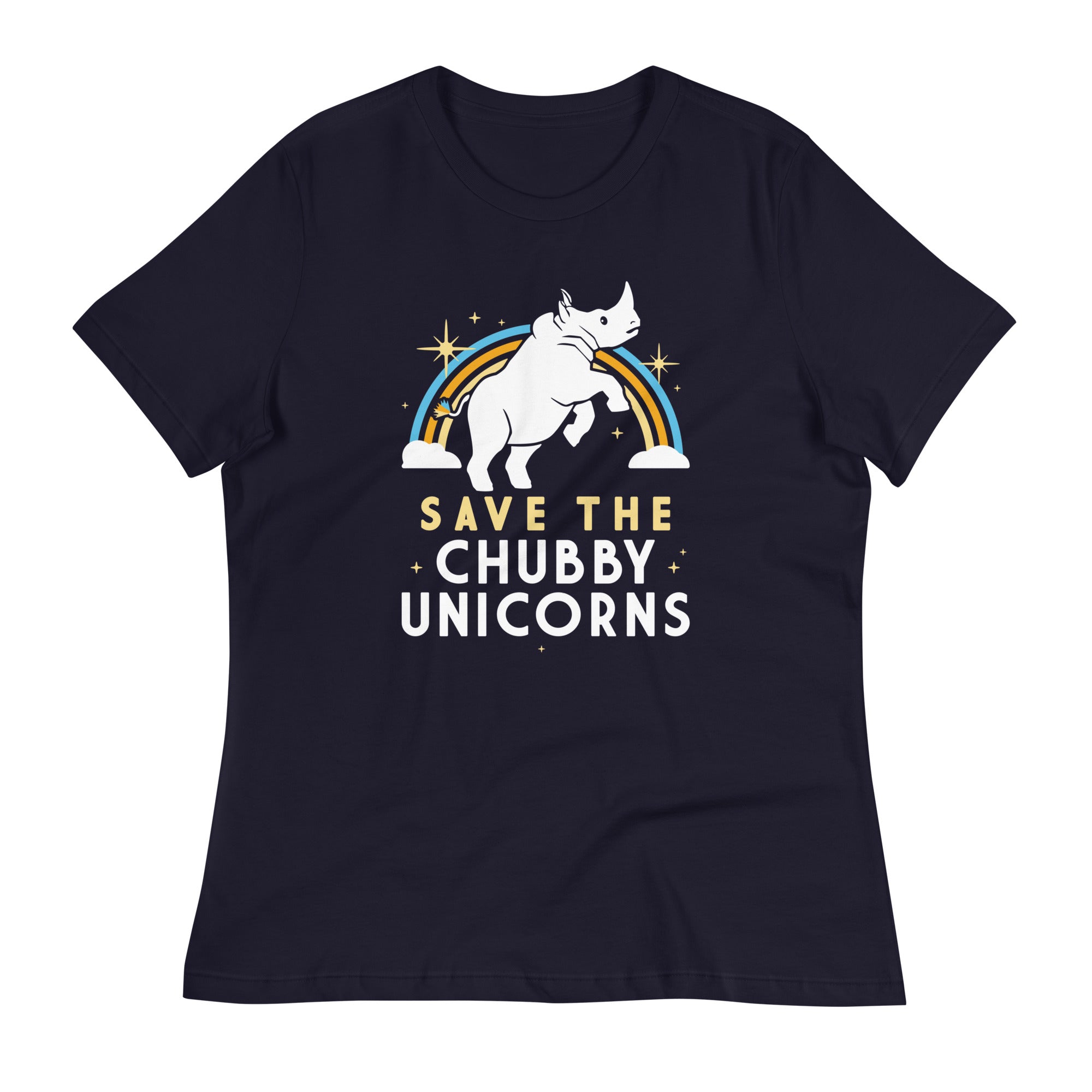 Save The Chubby Unicorns Women's Signature Tee