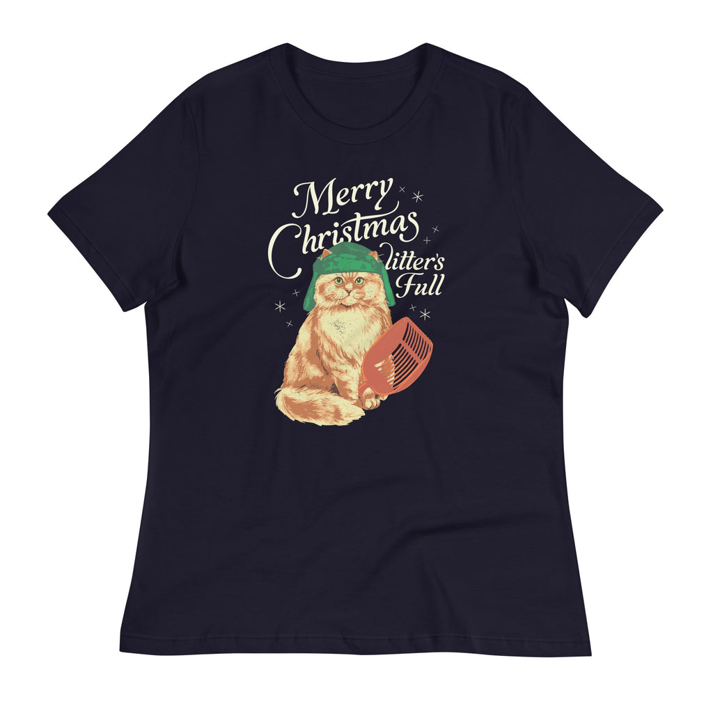 Merry Christmas Litter's Full Women's Signature Tee