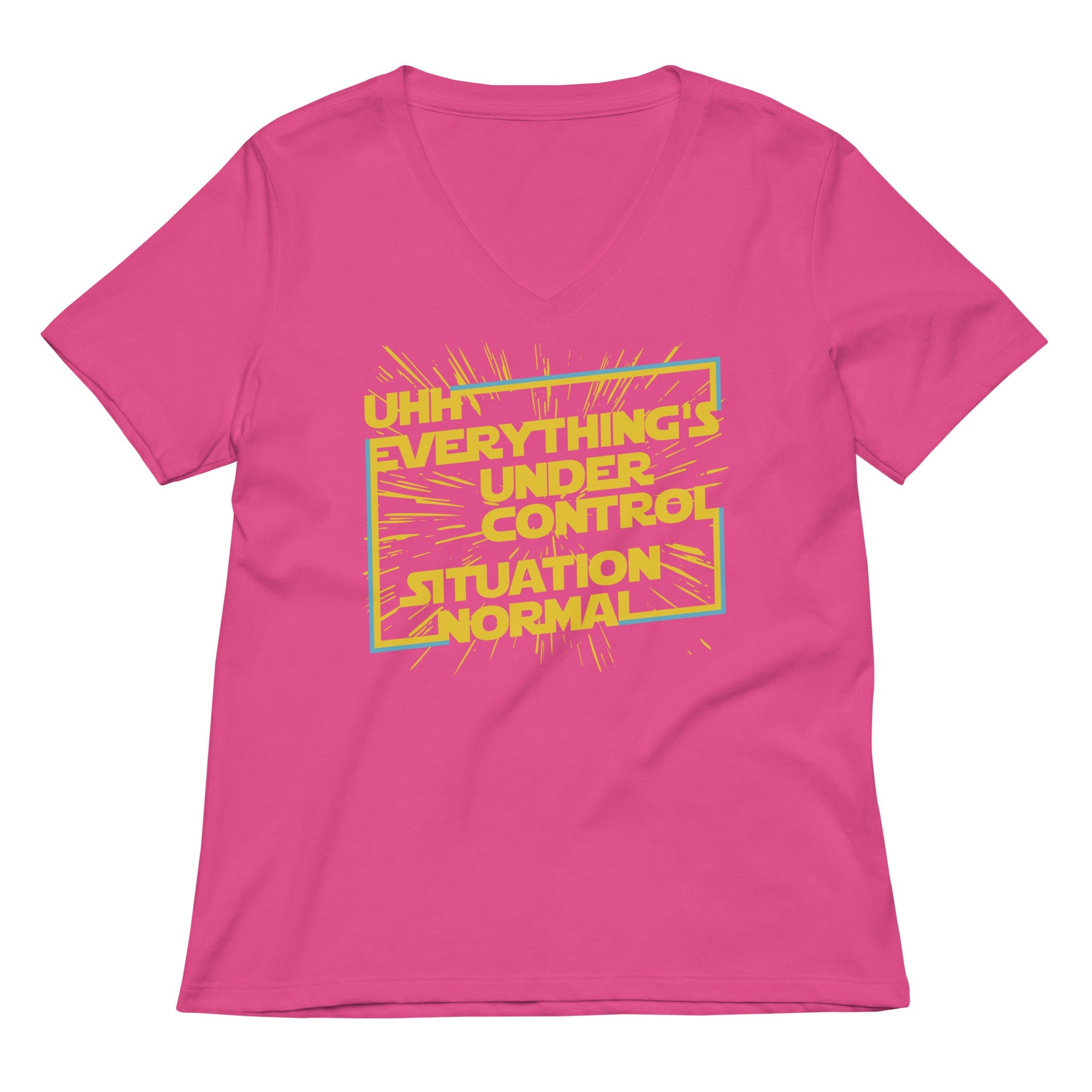 Everything's Under Control Situation Normal Women's V-Neck Tee