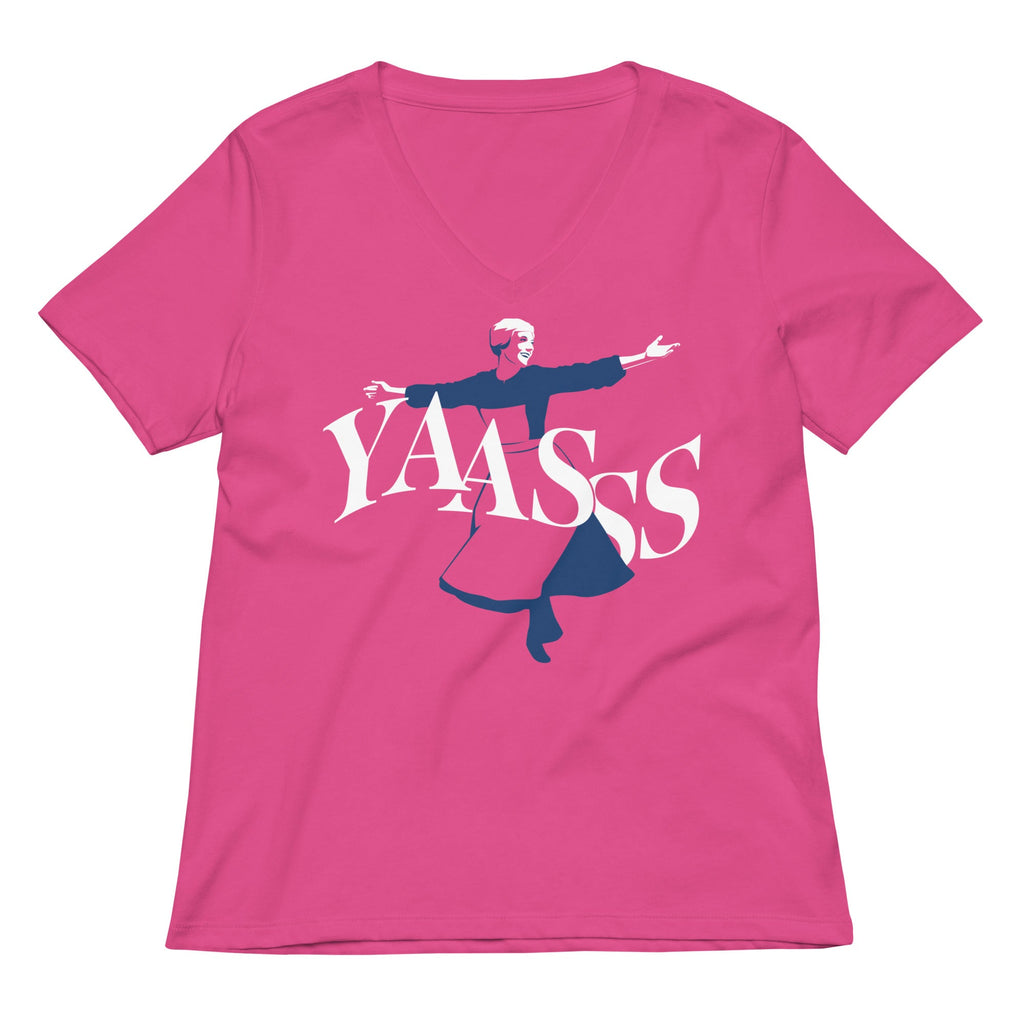 YAASSS Women's V-Neck Tee