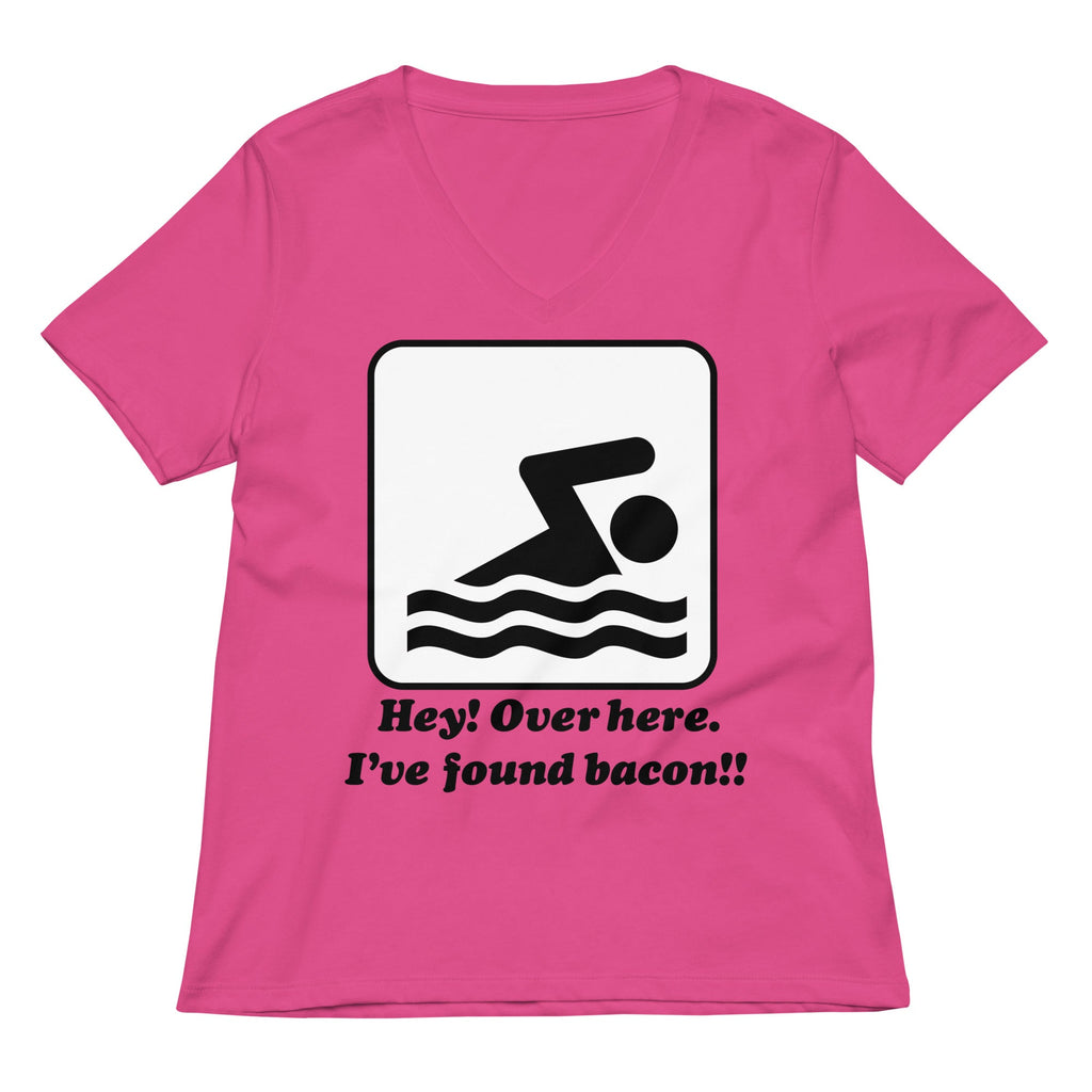 I've Found Bacon! Women's V-Neck Tee