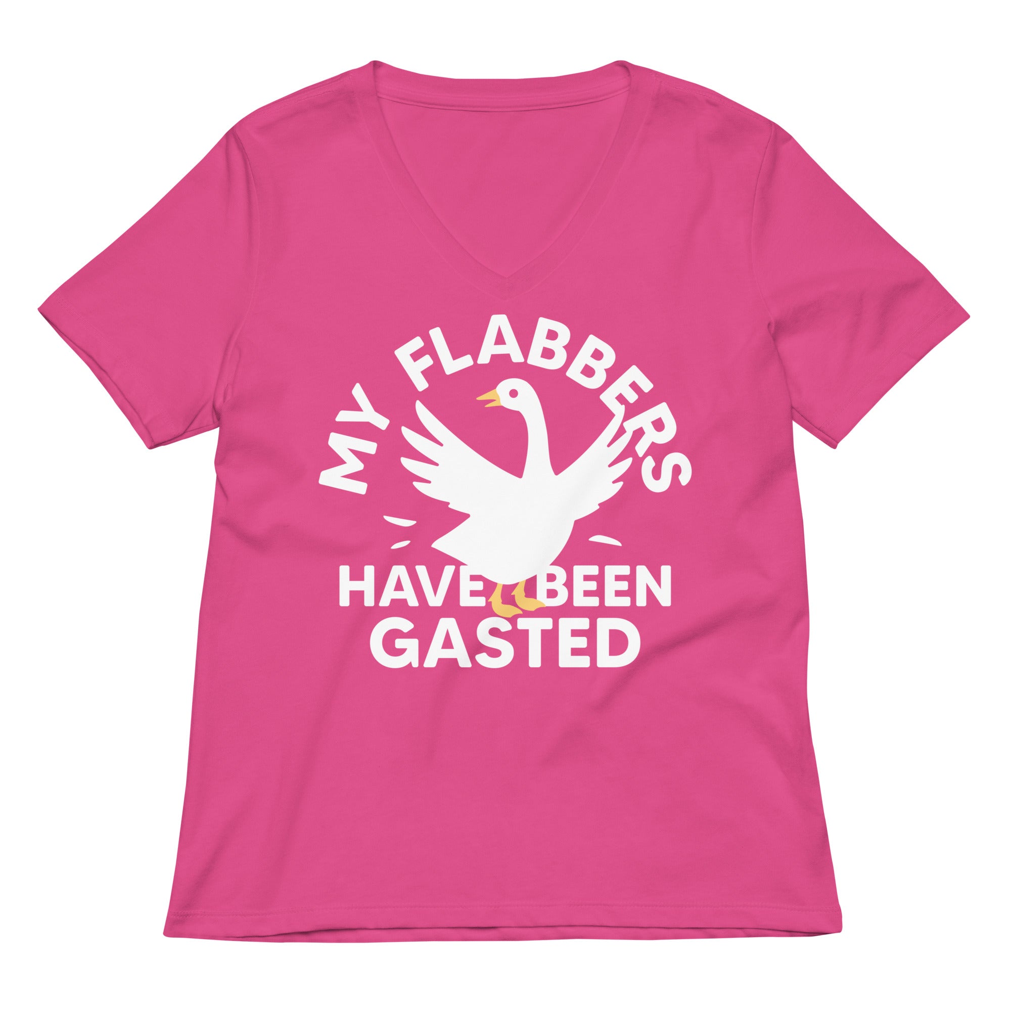 My Flabbers Have Been Gasted Women's V-Neck Tee