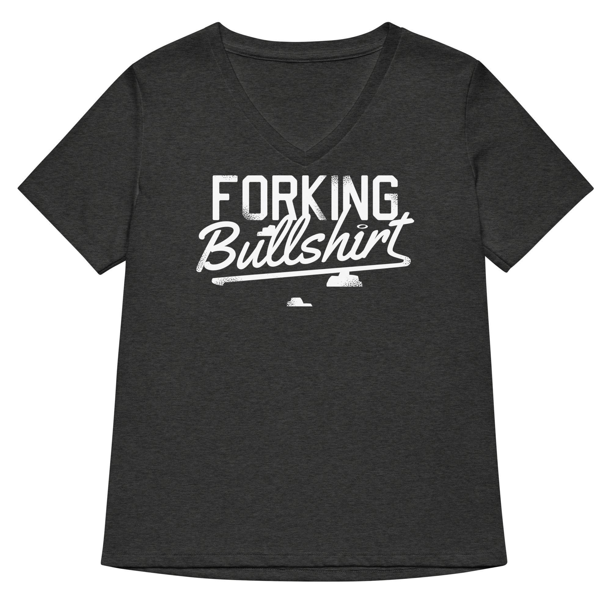 Forking Bullshirt Women's V-Neck Tee