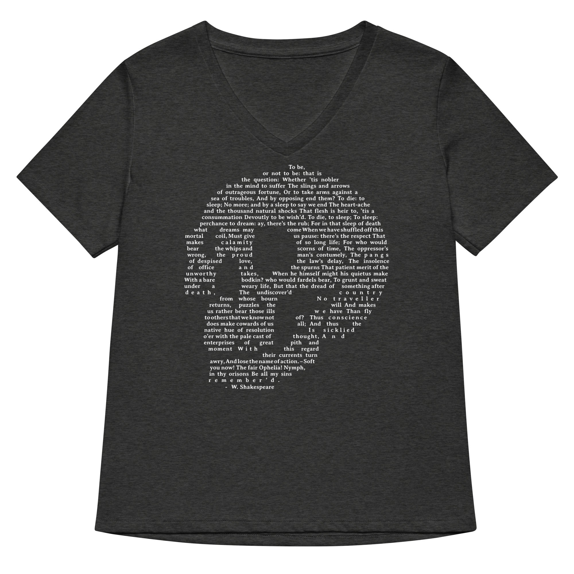 Hamlet Soliloquy Women's V-Neck Tee