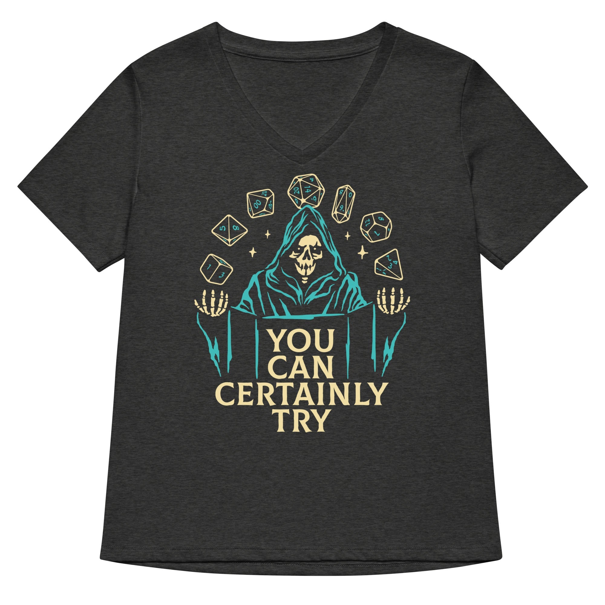 You Can Certainly Try Women's V-Neck Tee