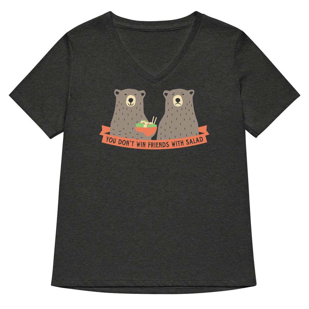 You Don't Win Friends With Salad Women's V-Neck Tee