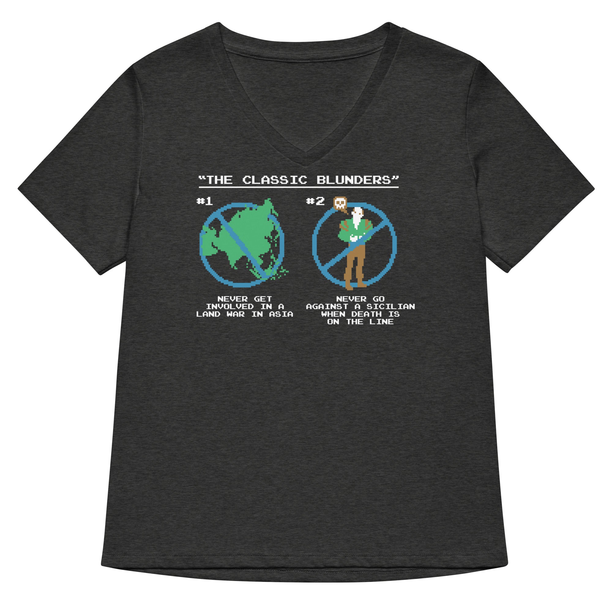 The Classic Blunders Women's V-Neck Tee