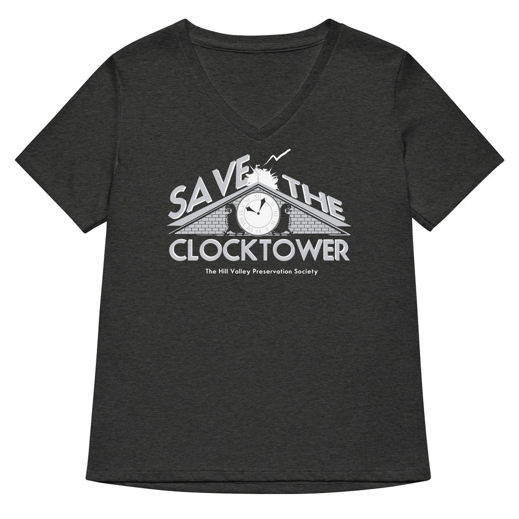 Save The Clocktower Women's V-Neck Tee