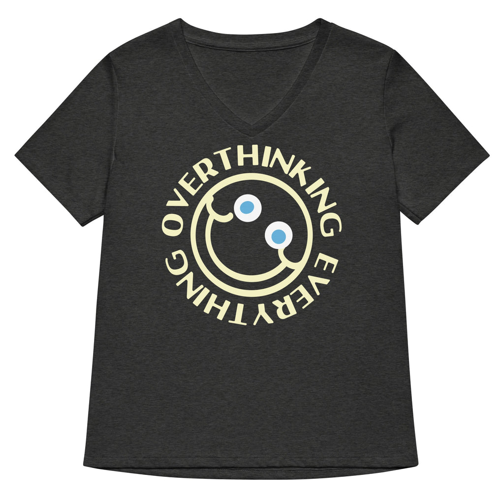 Overthinking Everything Women's V-Neck Tee