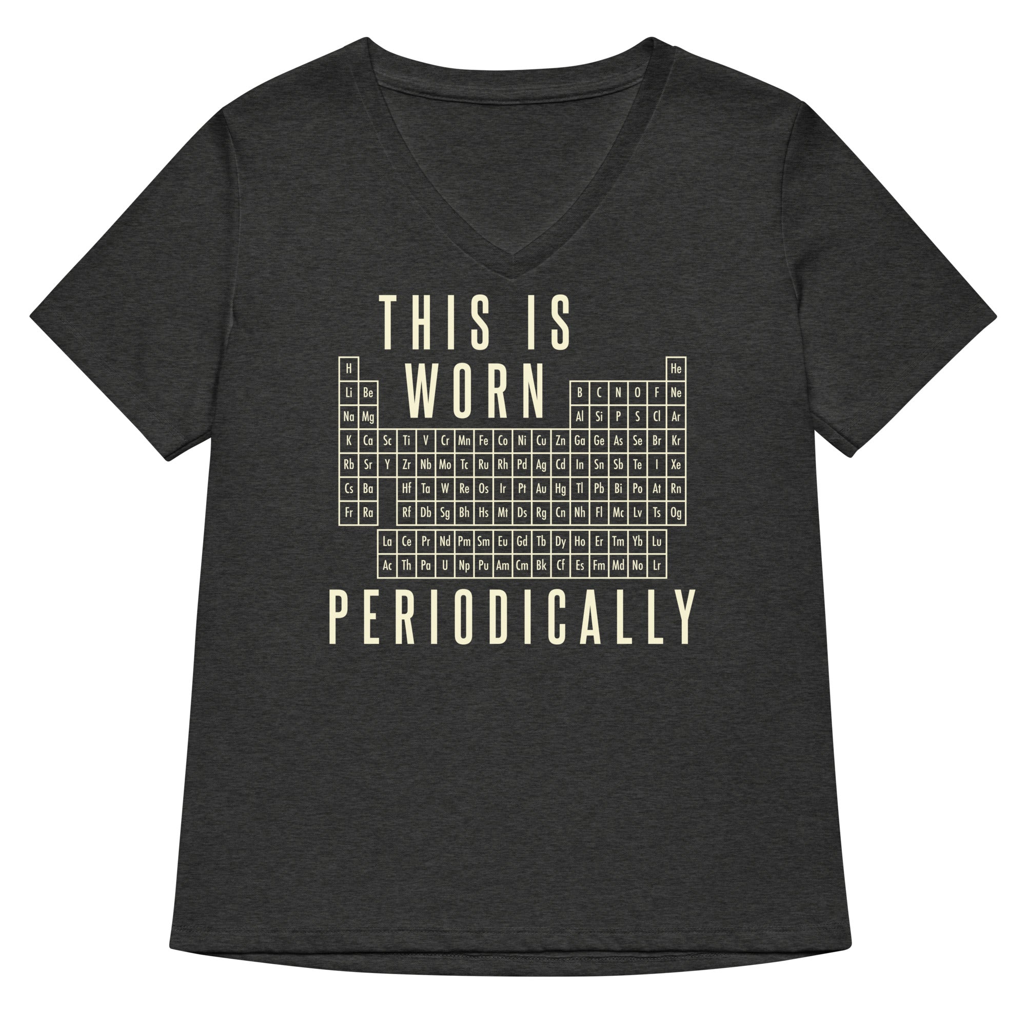 This Is Worn Periodically Women's V-Neck Tee