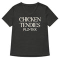 Chicken Tendies Plz Thx Women's V-Neck Tee