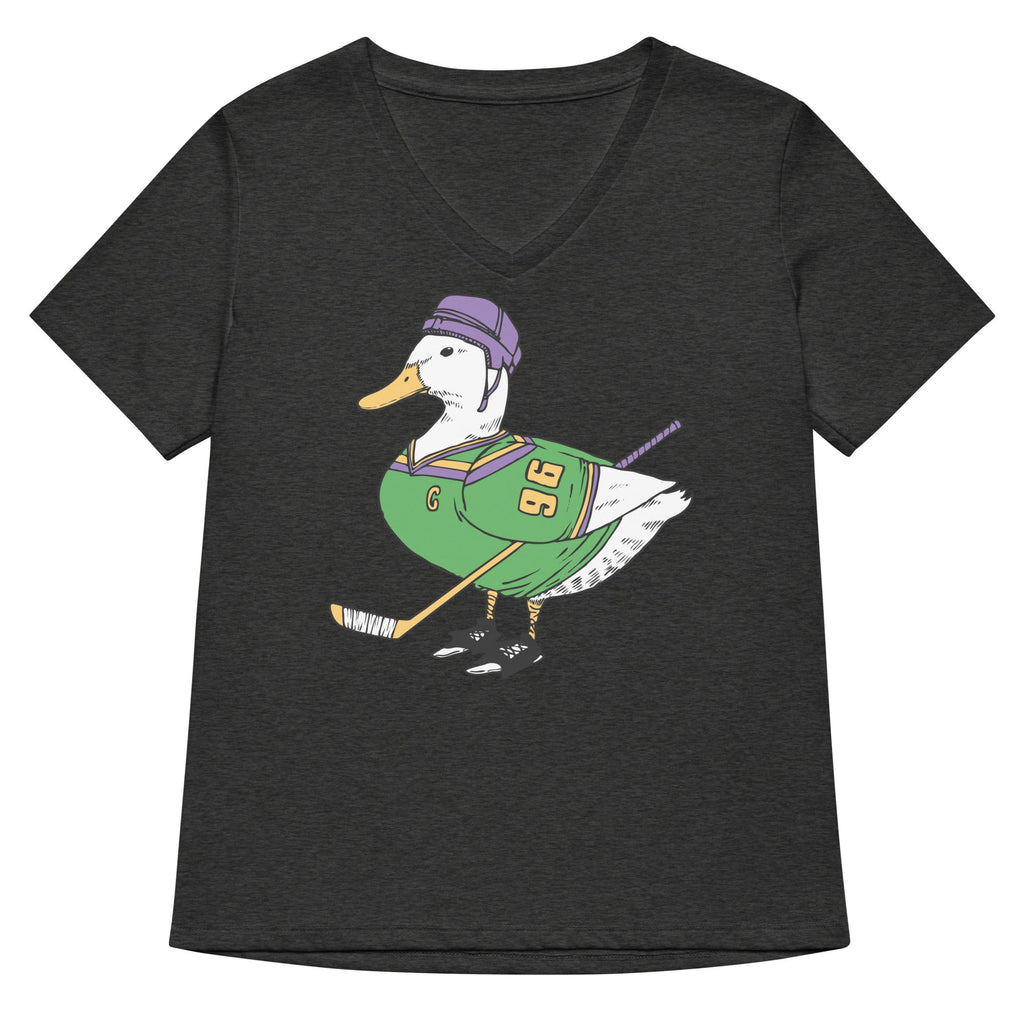 Mighty Duck Women's V-Neck Tee