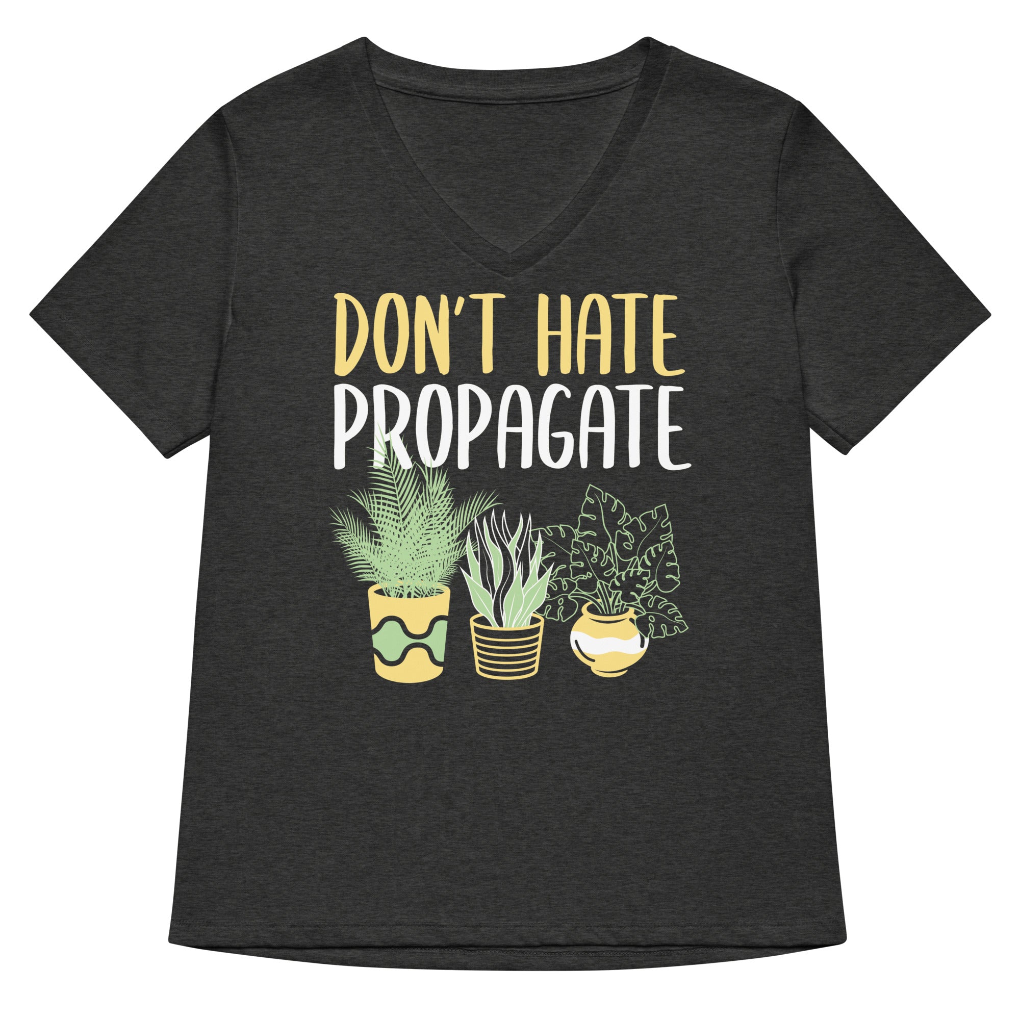 Don't Hate Propagate Women's V-Neck Tee