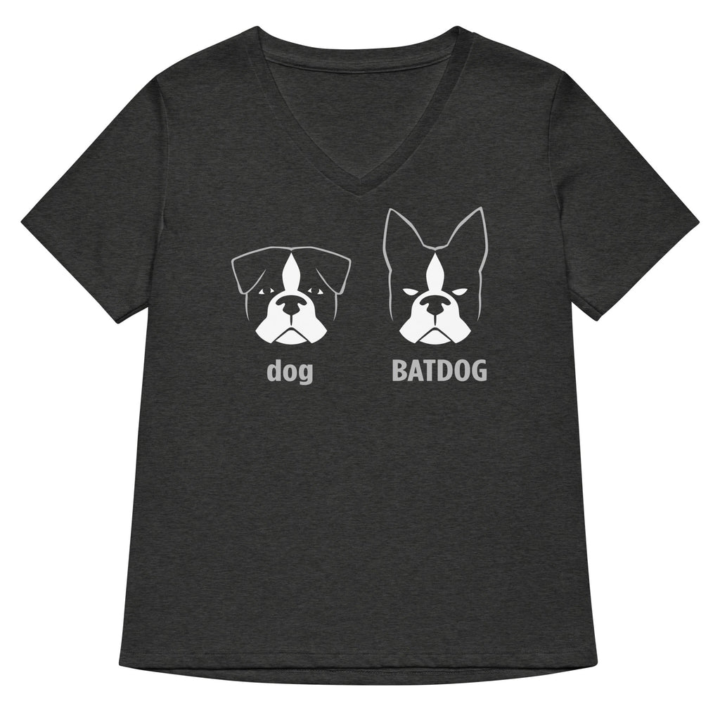Batdog Women's V-Neck Tee