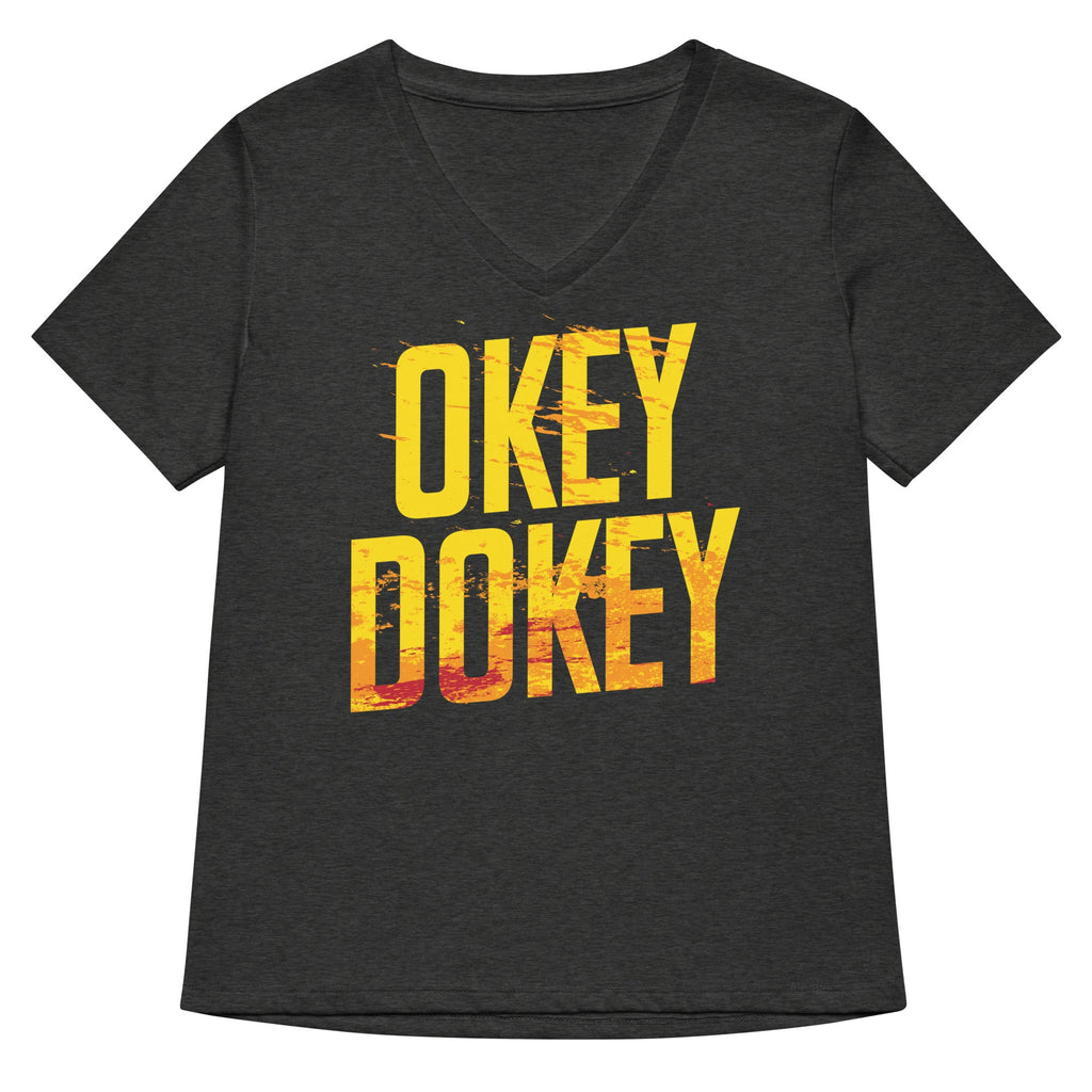 Okey Dokey Women's V-Neck Tee