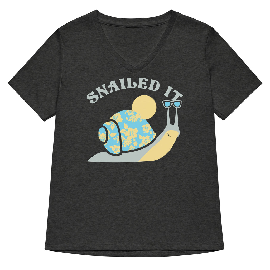 Snailed It Women's V-Neck Tee