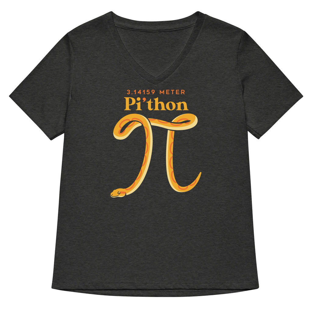 Pi-thon Women's V-Neck Tee