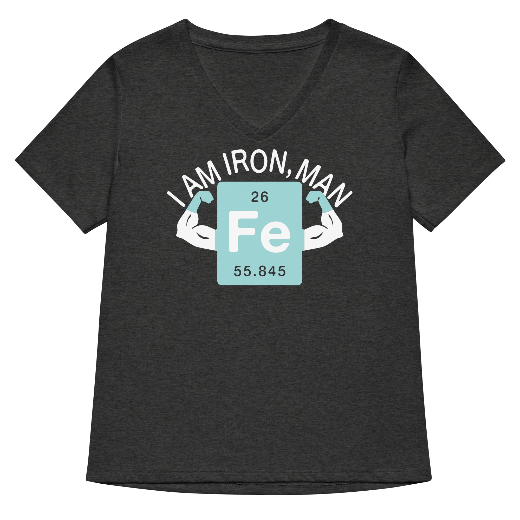 I Am Iron, Man Women's V-Neck Tee